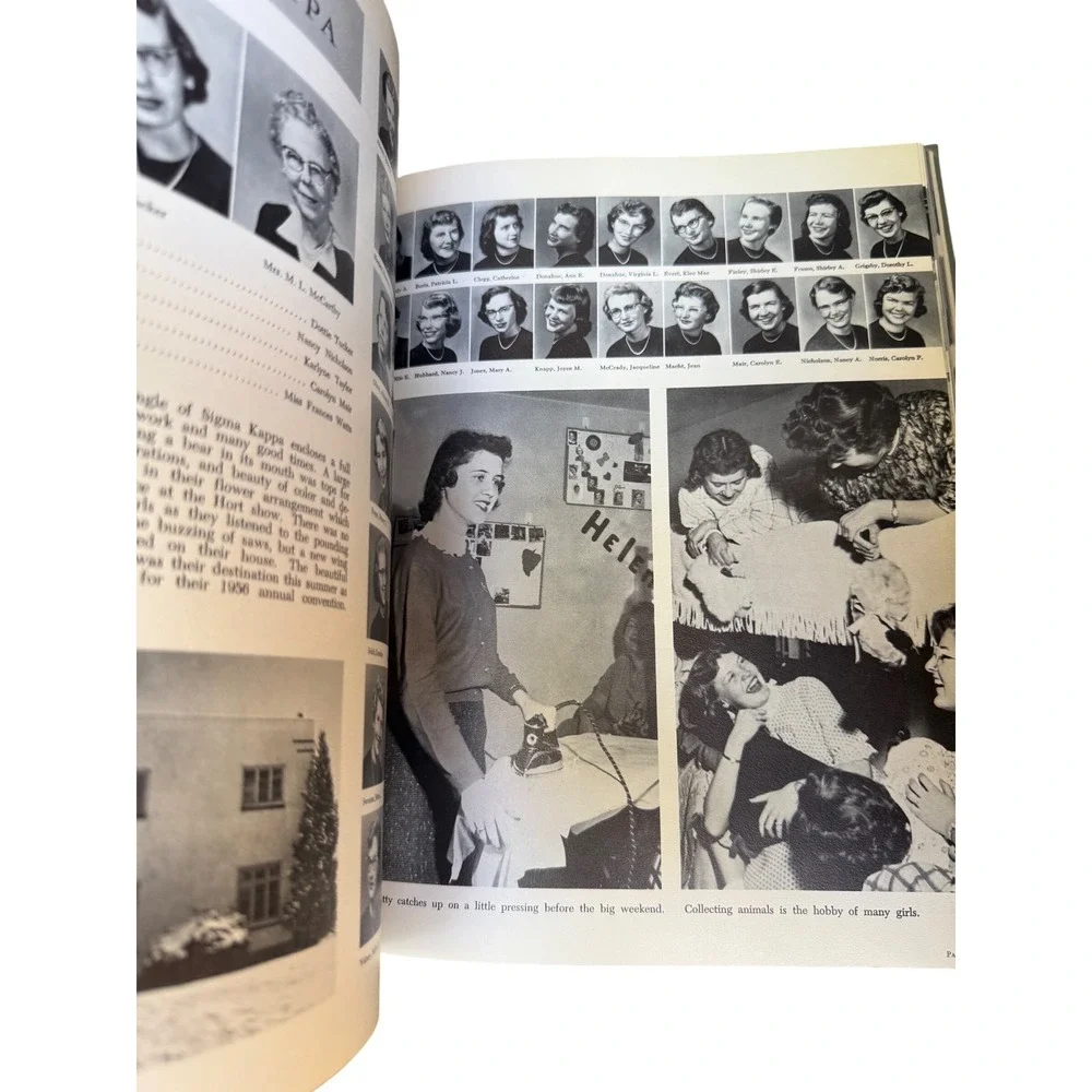 1957 Silver Spruce Yearbook‎ Colorado State University CSU Vintage Annual
